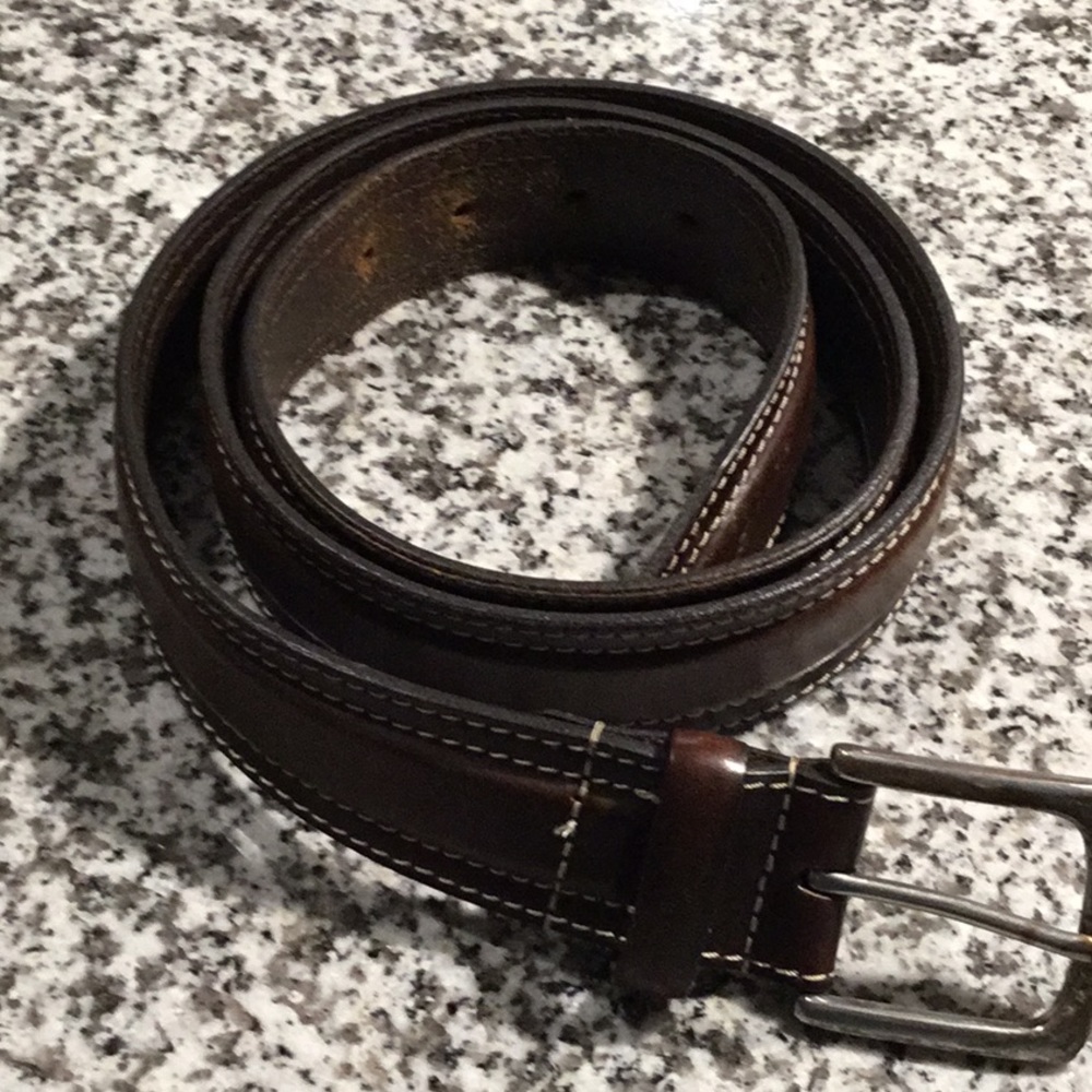 Casual leather belt